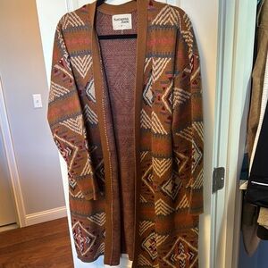 Savanna Jane Multicolor Patterned Cardigan
